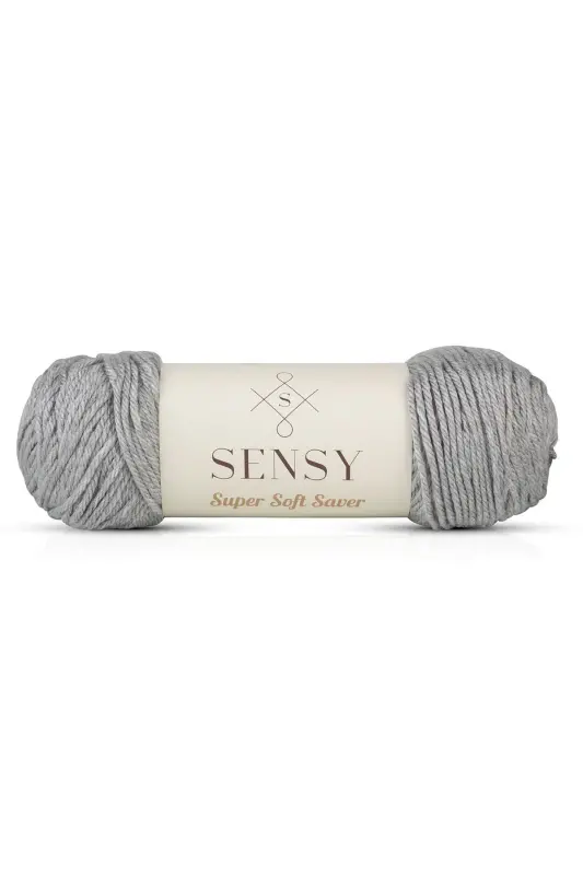 Premium Super Soft Saver Hand Knitting Yarn Cardigan Sweater Yarn Shawl Beanie Yarn Blanket Yarn Light Gray-Light Gray - 1
