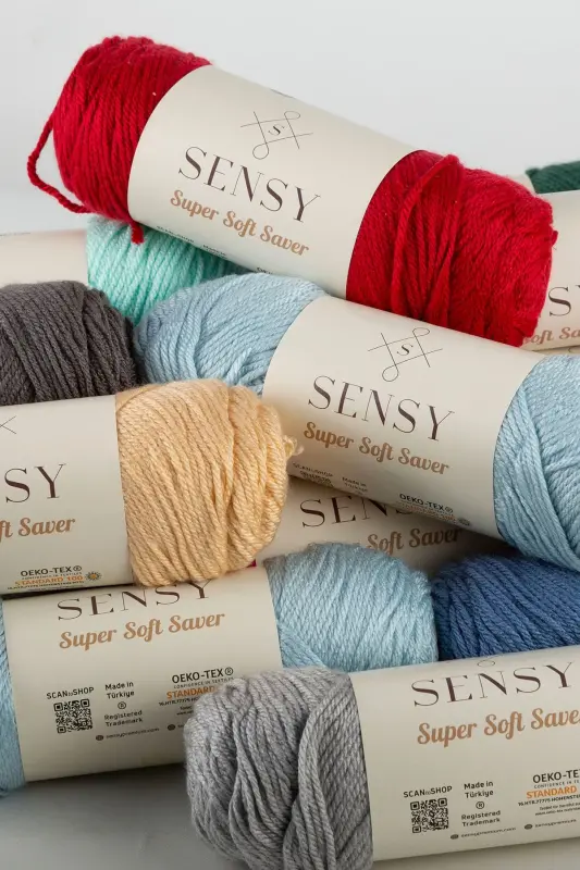 Premium Super Soft Saver Hand Knitting Yarn Cardigan Sweater Yarn Shawl Yarn Blanket Home Decoration Yarn Fuchsia-Fuchsia - 3