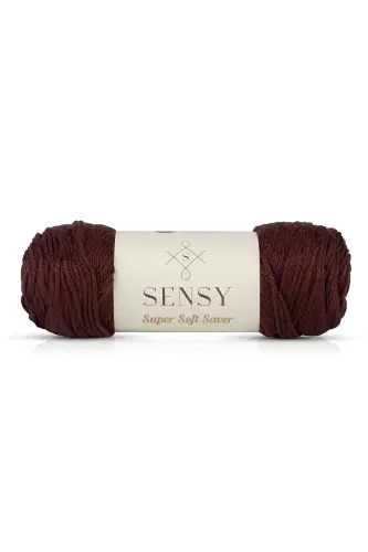 Premium Super Soft Saver Qo'lda To'qish Ipi Jumper Ip Ro'mol Bere Ipligi Ko'rpa Uy Dekoratsiya Ipi Qahva-Qahva 