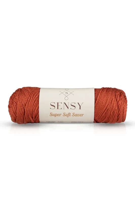 Premium Super Soft Saver El Örgü Ipi Kazak Ip Şal Ipliği Battaniye Ev Dekorasyon Ipi Tarçın-Tarçın - 1