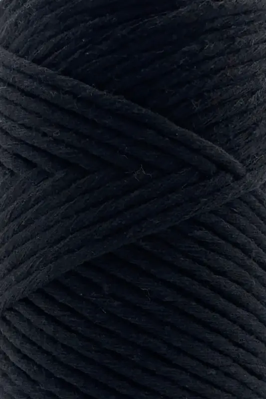 Premium Taranan Makrame Makrame Hobi Ipi Siyah-Siyah - 2