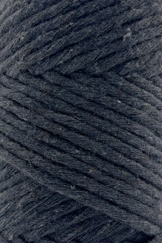 Premium Taranan Makrome Makrame Hobi Ipi Koyu Gri-Koyu Gri - 2