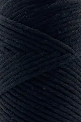 Premium Taranan Makrome Makrame Hobi Ipi Siyah-Siyah - 2