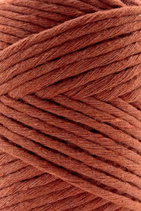 Premium Taranan Makrome Taranabilir Pamuk Makrome Ipi Makrame Ipi Kiremit-Kiremit - 2