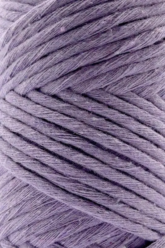Premium Twisted Macrame Rope Hobby Yarn Lilac-Lilac - 2