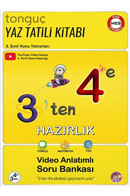 Preparation Book for 3 to 4 Years Old - TONGUÇ YAYINLARI