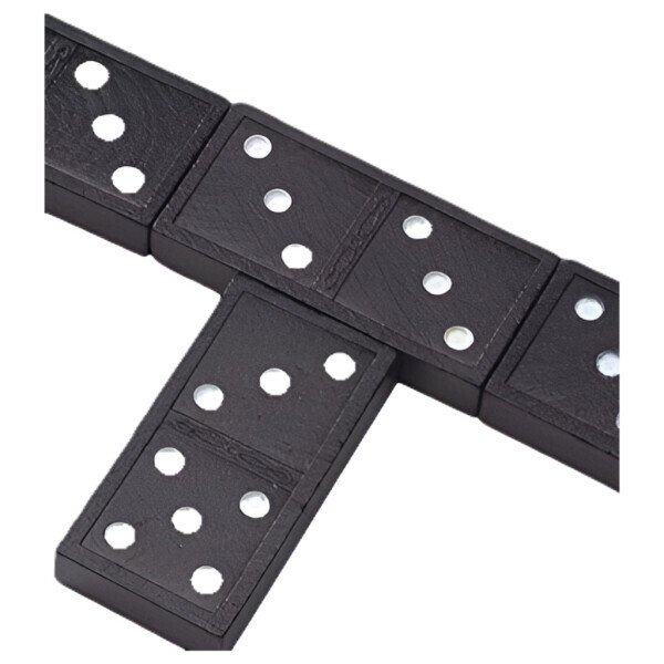 Pressman Dominoes: Double Six Wooden Dominoes - PRESSMAN (1)