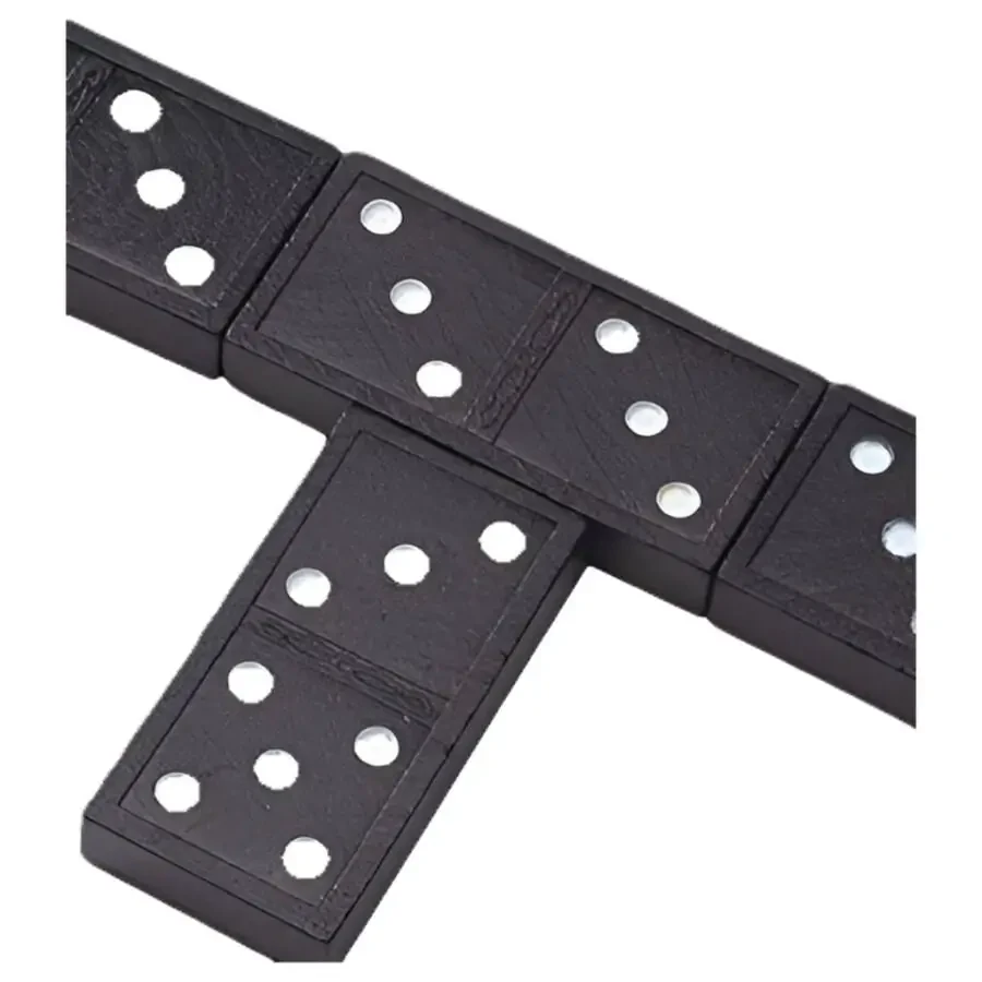 Pressman Dominoes: Double Six Wooden Dominoes - 2