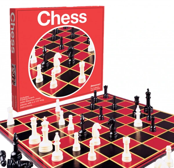 Pressman Pressman Chess - with Folding Board and Full Size Staunton Chess Pieces - PRESSMAN (1)