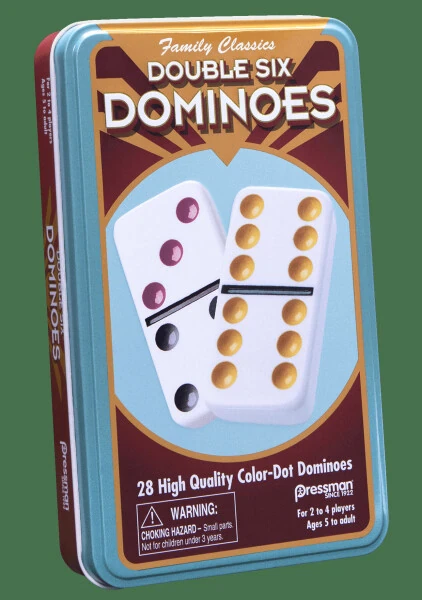 Pressman Toys - Double Six Dominoes - Modazone