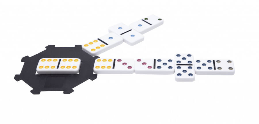 Pressman Toys - Double Six Dominoes - 3