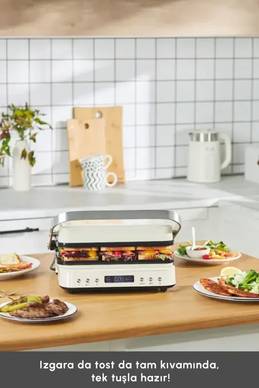 Presto 2 in 1 Digital 2009 Grill and Toaster 6 Slice 2000W - 5