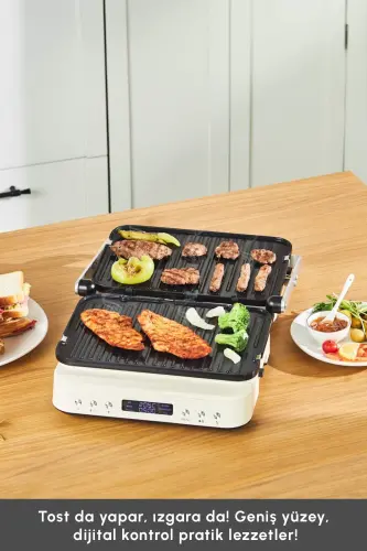 Presto 2 in 1 Digital 2009 Grill and Toaster 6 Slice 2000W - 3
