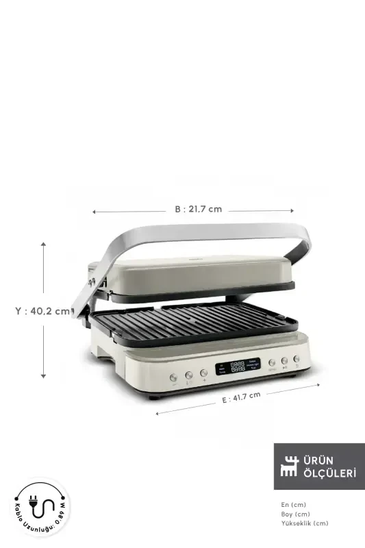 Presto 2 ta 1 ta Raqamli 2009 Grill va Toaster 6 Tilim 2000W - 2