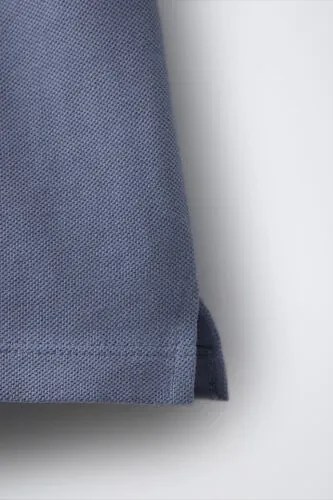 Прямая BASIC POLO T-SHIRT-Светло-голубой - 4