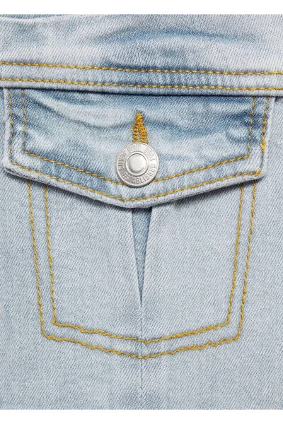 Прямые укороченные джинсы-капри - 5