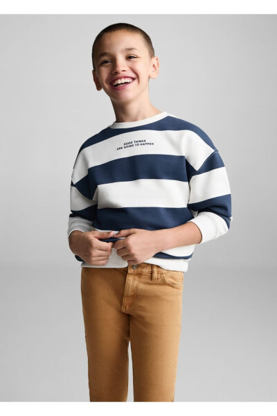 Прямые хлопковые брюки - 7