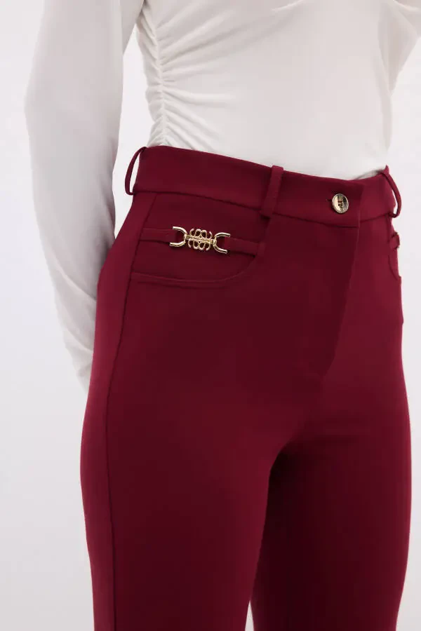 Пряжка Детализированные Штаны - 3