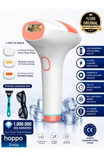 Прибор для удаления волос Xmia IPL Ice Laser 999 999 импульсов 9 уровней ультрамощный - 1