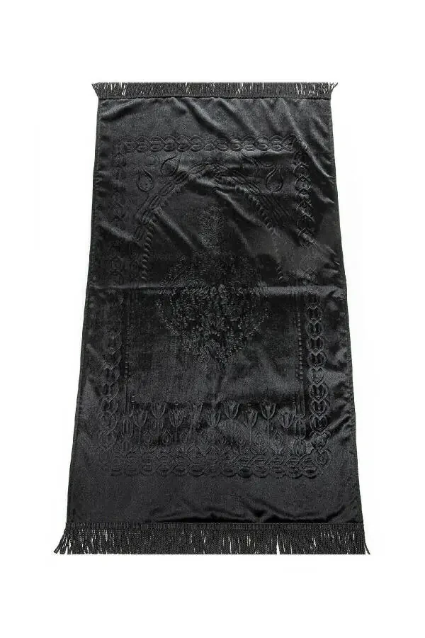 Приданое Коробчатые Подкладкой Губчатый Подарочный Толстый Бархатный Молитвенный Коврик Черный - 1