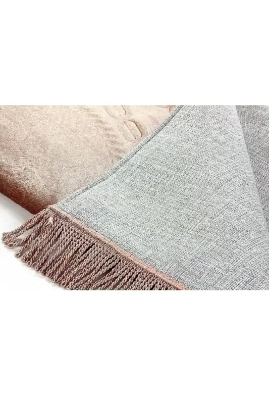 Приданое в коробке, подкладка, губка, подарочный толстый бархатный молитвенный коврик, розовый-розовый - 7