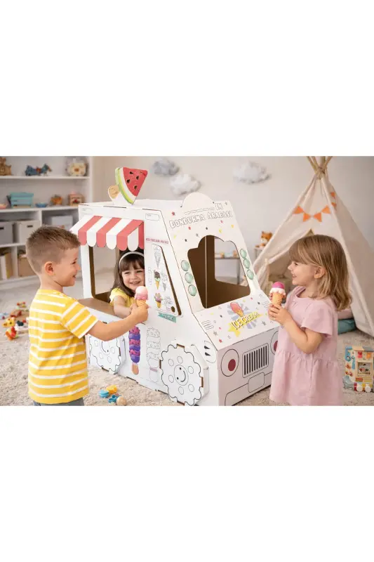 Prigo Ice Cream Truck Play & Coloring House - GENEL MARKALAR