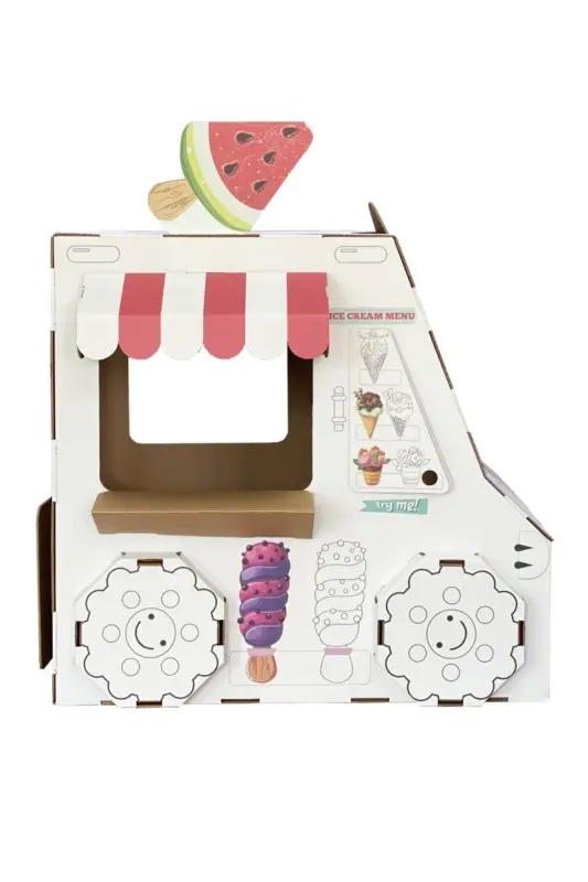 Prigo Ice Cream Truck Play & Coloring House - 3