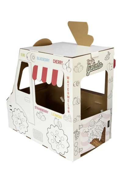 Prigo Ice Cream Truck Play & Coloring House - 4