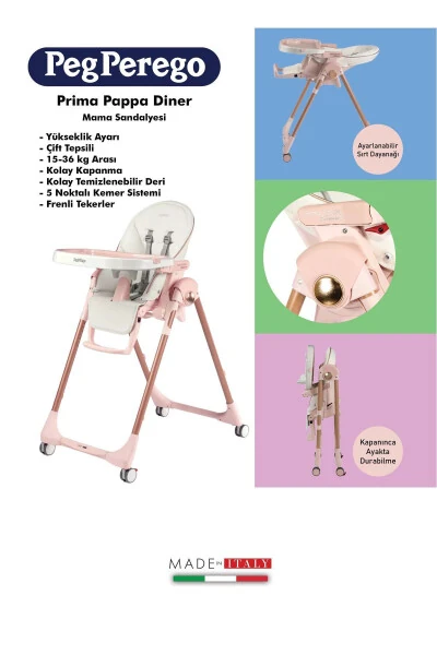 PRIMA PAPPA FOLLOW ME MAMA SANDALYESİ-MON AMOUR - Peg Perego