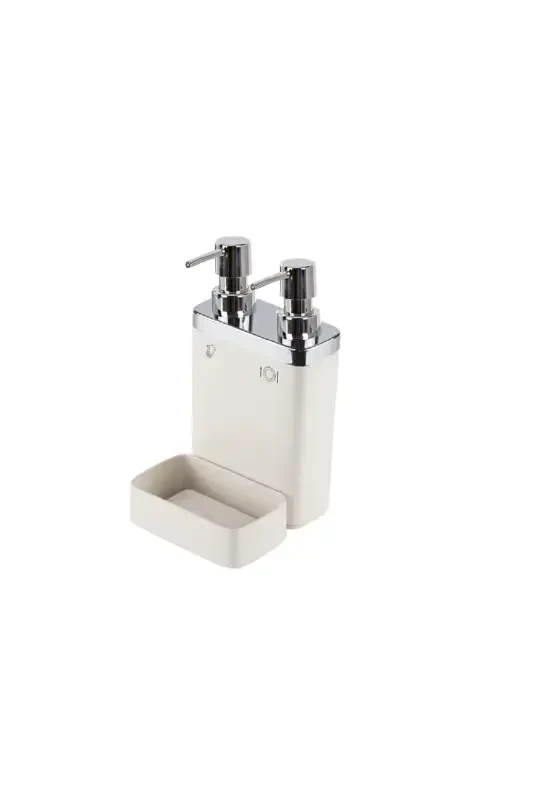 Prımanova Viva Soap Dispenser with Sponge Beige-default - 1
