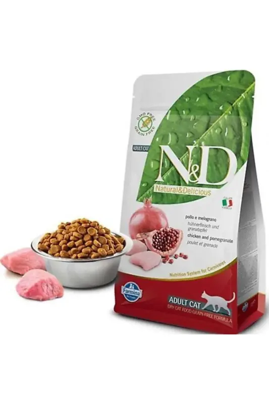 Prime Grain-Free Chicken and Pomegranate Sterilized Adult Cat Dry Food 5 Kg - 1