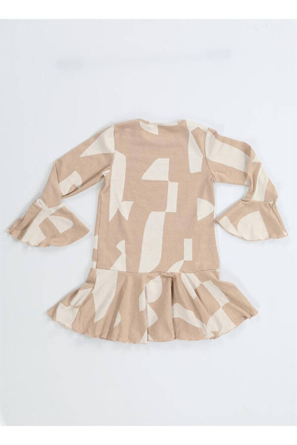 Princess Beige Ruffled Girl Dress - 8