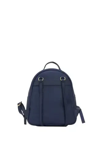 Print Dark Blue Women's Backpack 05PO22Y1541-Print Dark Blue - 6