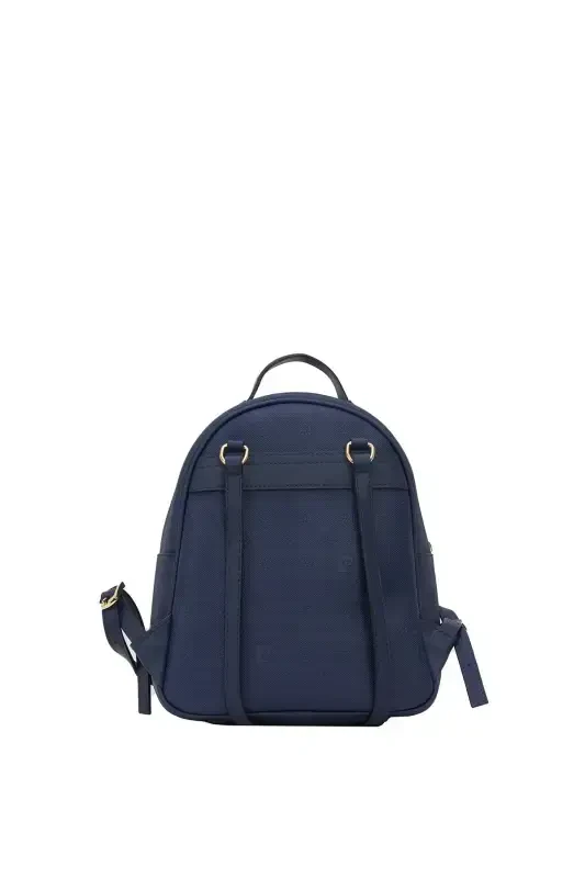 Print Dark Blue Women's Backpack 05PO22Y1541-Print Dark Blue - 6
