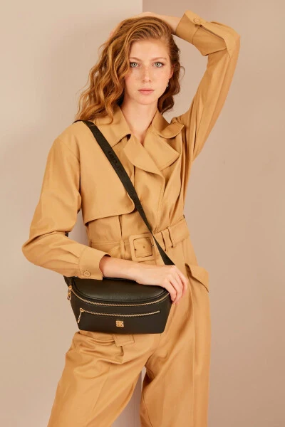 Print Qora Ayollar Bel Sumkasi 05PO22Y1542 - 36