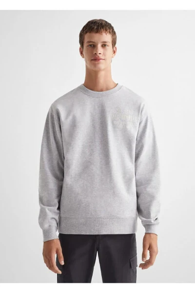 Printed And Patterned Sweatshirt - MANGO TEEN