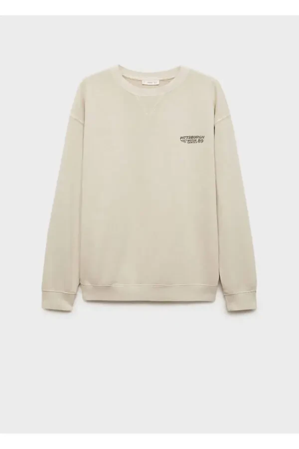 Printed and patterned sweatshirt - 1