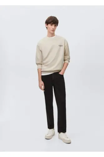 Printed and patterned sweatshirt - 1