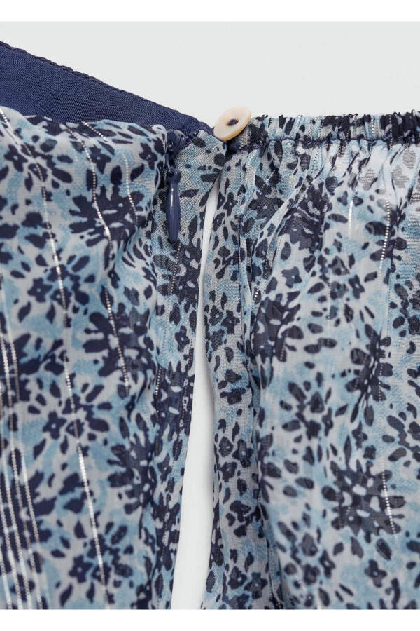 Printed Asymmetric Dress - 7