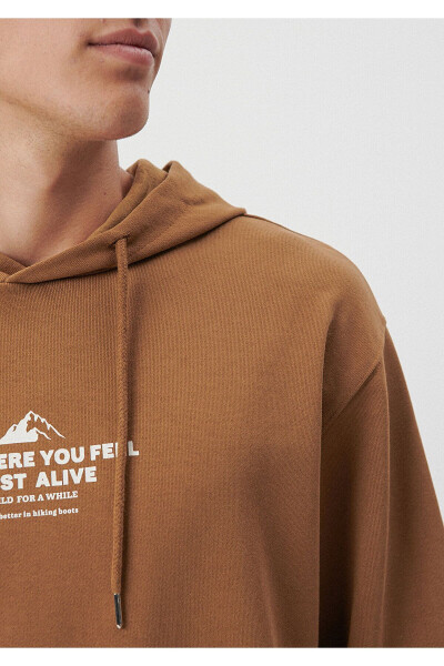 Printed Beige Sweatshirt (0S10047-71572) - 5