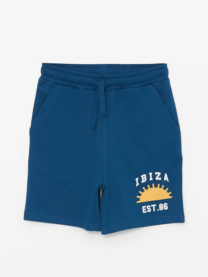 Printed Boys Shorts with Elastic Waistband - 3