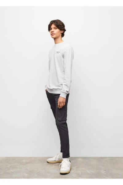 Printed Cotton Sweatshirt - 1