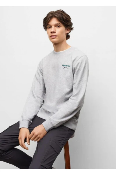 Printed Cotton Sweatshirt - 6