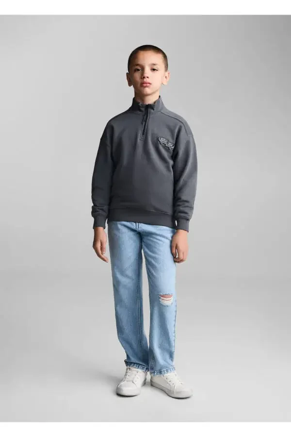 Printed cotton sweatshirt - 2