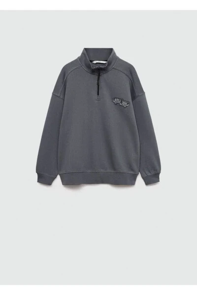 Printed cotton sweatshirt - 3