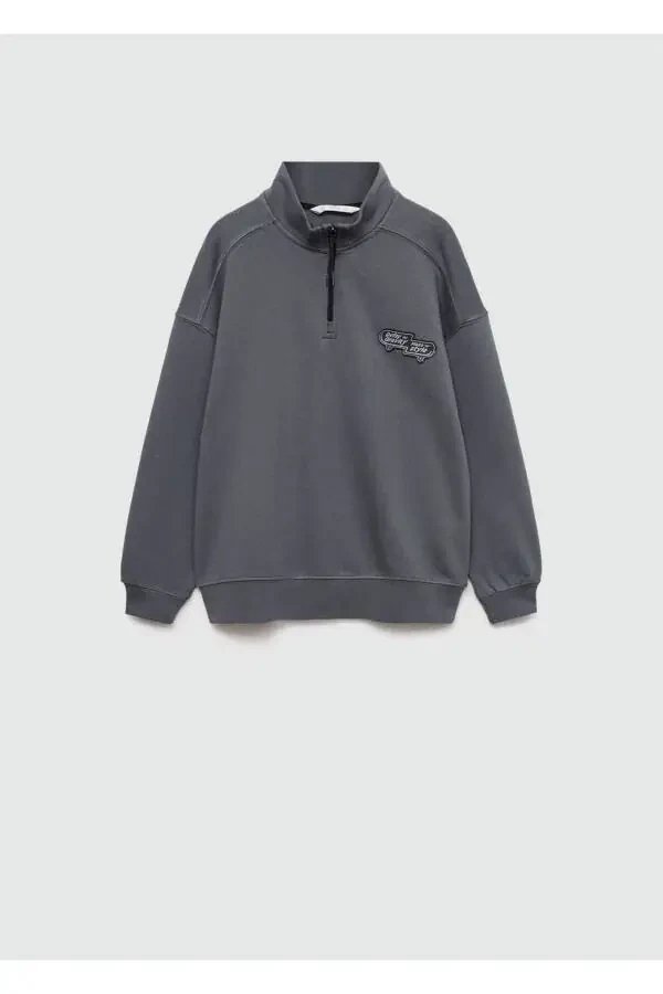 Printed cotton sweatshirt - 3