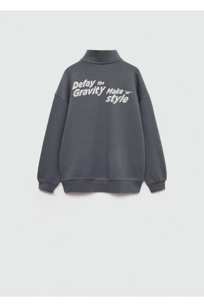 Printed cotton sweatshirt - 4