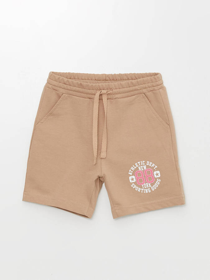 Printed Girls Shorts with Elastic Waistband - 3