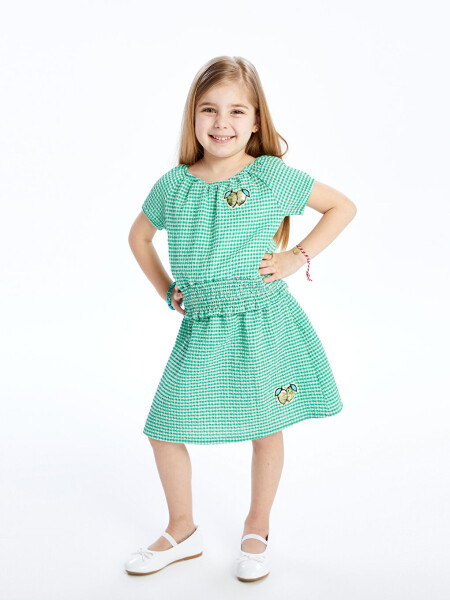 Printed Girls Skirt with Elastic Waistband - LC WAIKIKI