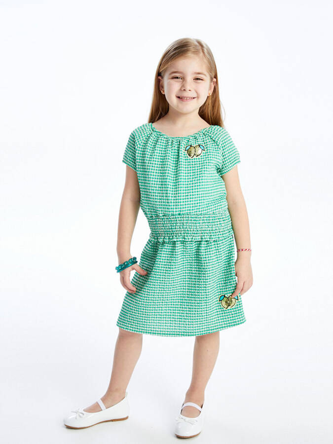 Printed Girls Skirt with Elastic Waistband - 2